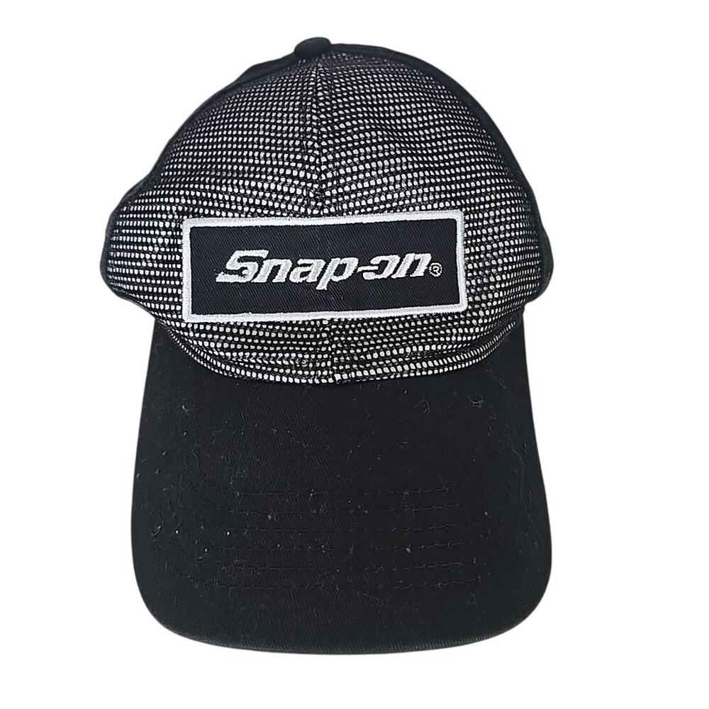 Trucker Hat Snap-On Tools Black & White Western Gorpe Camper Camping Skater